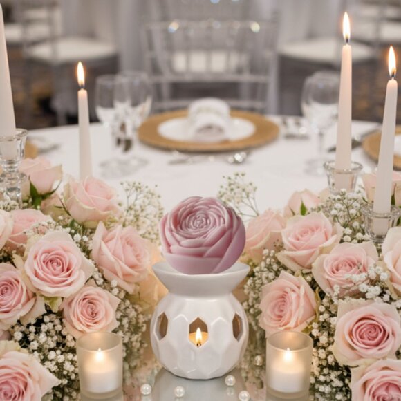 Scented Peony Soy Wax Candle or Wax Melt Gift Set - Picture 7 of 10